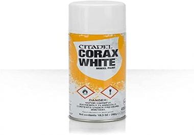 Games Workshop Warhammer 40,000 Citadel Corax White Spray Paint