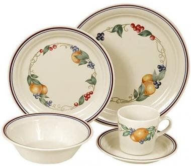 Corelle Impressions 20-Piece Dinnerware Set, Service for 4, Abundance