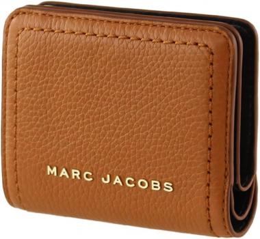 Marc Jacobs S101L01SP21 Smoked Almond/ Gold Hardware Women's Mini Compact Wallet