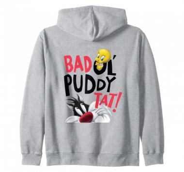 Looney Tunes Sylvester and Tweety Bad ol' Puddy Zip Hoodie