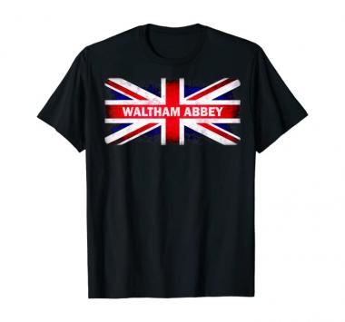 Waltham Abbey UK British Flag T-Shirt