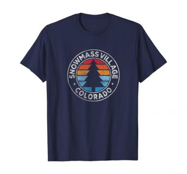 Snowmass Village Colorado CO Vintage Graphic Retro 70s T-Shirt