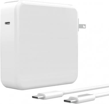 Mac Book Pro Charger, 67W USB C Power Adapter Compatible with MacBook Pro 13/14 inch 2021, 2020, 2019, 2018, 2017, 2016, M1, MacBook Air, iPad Pro, and All USB-C Devices, with 6.6ft USB C to C Cable