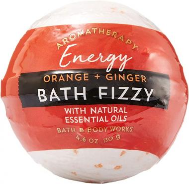 Bath and Body Works Aromatherapy ENERGY - ORANGE + GINGER Bath Fizzy 4.6 Ounce