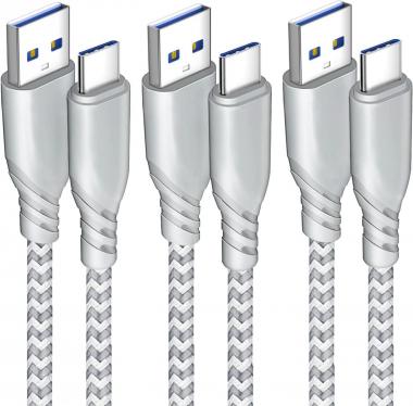 Long USB C Cable Fast Charge,10FT 3Pack Charger Charging Cord for Moto G Power 2022 2021 2020/G Stylus 5G,G Fast/G Play/G Pure,G100/G7 Power/G7 Play,Z4 Z3 Play,Motorola One 5G ACE,Z2 Play/Force,Type C