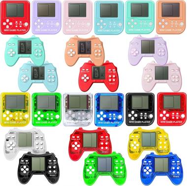 24 Pack Video Game Keychain Party Favors for Kids,Arcade Video Game Keychain,Kids Classroom Prizes, Carnival Prizes,Treasure Box Toys for Boys & Girls