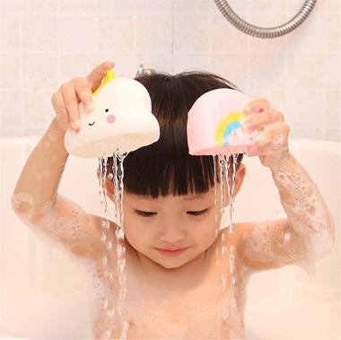 Soft Raindrop and Lighting Baby Bath Squirt Toys, BPA Free & Mold Free, Fun Floating Bath TUB and Pool Time Water Toys for Toddler