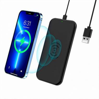 Wireless Charger, Compatible with iPhone 14/14 Plus/14 Pro/14 Pro Max/13/13 Pro/13 mini/12/SE 2/11/11 Pro/XS Max/XR/X/8,Samsung Galaxy S22/S21/S20,AirPods 2 and All Qi-Certified Devices(No Adapter)