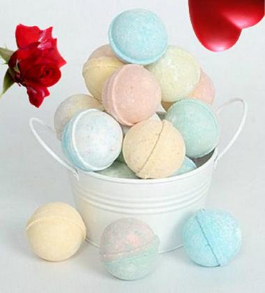 SPLENDEUR Bucket O' 12 LUSCIOUS Bath Bomb Fizzes/ Wrapped 2" Diameter/ Pamper You or Gift (Birthdays,Spa) USA Handmade|Skin Moisturizer|Organic|NATURAL SHEA Butter|Coconut Oil/FREE Essential Oil Book!