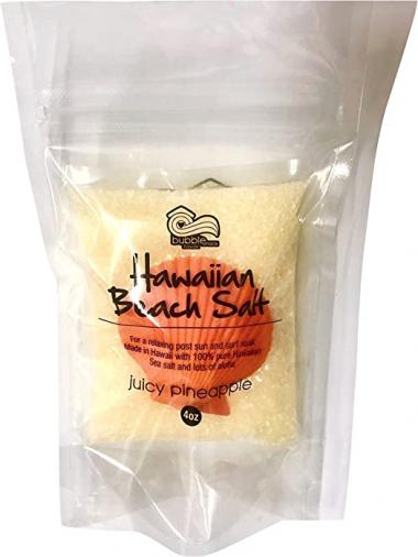 Bubble Shack Hawaii Hawaiian Beach Bath Salt (Juicy Pineapple, 4 Ounce)