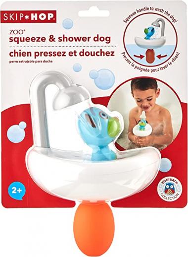 Skip Hop Squeeze & Shower Dog Baby Bath Toy