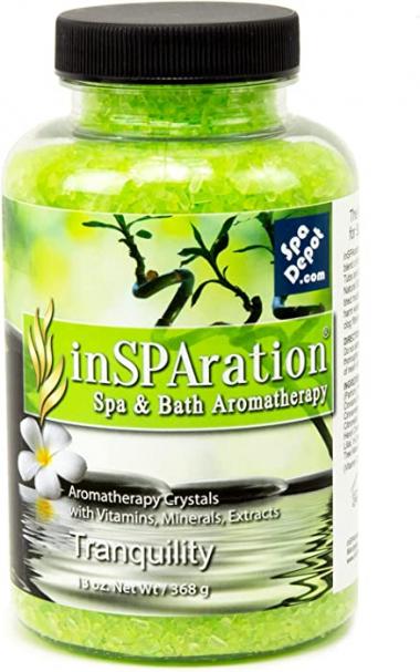 inSPAration Tranquility Aromatherapy Crystals for Spa, Hot Tub & Bath 13 oz.