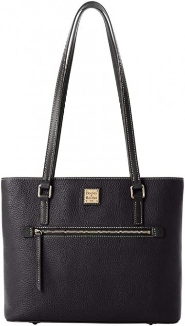 Dooney & Bourke Pebble Leather Zippered Shopper Tote Bag R1924 BB