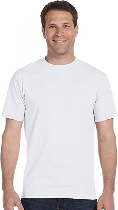 Hanes 5.2 oz. ComfortSoft Cotton T-Shirt (5280) Pack of 5-WHITE