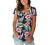 SAMPEEL Summer Floral Tops for Women Classic V Neck Tshirts Short Sleeve Cute Tops