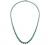 Amazon Collection Platinum-Plated Sterling Silver Infinite Elements Zirconia Round-Cut Graduated Riviera Necklace