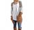 GRECERELLE Women's Loose Open Front Long Sleeve Solid Color Knit Cardigans Sweater Blouses with Pockets