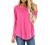 HIYIYEZI Fall Tops for Women Long Sleeve Side Split Casual Loose Tunic Top