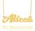 Infinite Memories Personalized Monogram Pendant Custom Name Necklace Customizec Nameplate