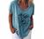 Womens Tops Dressy Casual Short Sleeve V Neck T Shirts Loose Funny Graphic Tees Tunic Cute Tops Summer T-Shirt Blouses