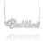 Infinite Memories Personalized Monogram Pendant Custom Name Necklace Customizec Nameplate