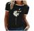 Plus Size T-Shirts for Women Crewneck Short Sleeve Summer Tops Loose Fit T-Shirts Funny Printed Graphic Tee Tunic Top