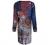 Womens Cotton Linen Shirts Plus Size Tops Trendy Printed Roll Sleeve T-Shirt V-Neck Loose High Low Flowy Blouse Tunics