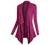 Urban CoCo Women's Drape Front Open Cardigan Long Sleeve Irregular Hem