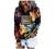 Hoodies for Women Tie Dye Button Down Sweatshirts Drawtsring Pullovers Oversized Hooed Shirts Tops with Pockets