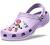 Crocs Mens and Womens Classic Clog w/Jibbitz Charms 5-Packs for Her