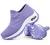 Women's Walking Shoes Sock Sneakers - Mesh Slip On Air Cushion Lady Girls Modern Jazz Dance Easy Shoes Platform Loafers