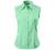 Womens Stretchy Fitted Sleeveless Office Business Button Down Collar Blouse Top