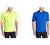 Hanes Men's X-Temp Short Sleeve Jersey Polo Shirt with Odor Control - 2 Pack