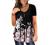 Beadchica Plus Size Tunic Tops For Leggings Casual Flowy Tshirts Ruched Blouses For Women