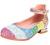 Minibella Girl's Rainbow Glitter Ballet Flats Princess Mary Jane Dress Shoes