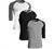 Sporty Two Tone Baseball Tee Shirt 3/4 Sleeve Raglan Matching Team Top