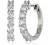 Amazon Essentials Plated Sterling Silver Hinged Huggie Hoop Earrings