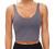 Women’s Longline Sports Bra Wirefree Padded Medium Support Yoga Bras Gym Running Workout Tank Tops