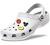 Crocs Mens and Womens Classic Clog w/Jibbitz Charms Character 3-Packs