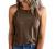 Womens Summer Tops Sexy Halter High Neck Tank Tops Sleeveless Shirts Slim Fit Casual Basic T Shirts Camis Vest Blouses