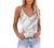 Workout Tops for Women Cute Printing V Neck Camis Shirts Graphic Tee Spaghetti Straps Sleeveless Camisole Tank Tops