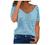 Womens Tops Stripe Mesh Sheer Short Sleeve Summer T-Shirt V Neck Dressy Casual Solid Tee Shirts Loose Fit Tunic Blouse