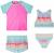 Eddie Bauer Little Girl's 4-Piece Mix & Match Swim Set