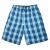 Hanes Men's Cotton Madras Drawstring Sleep Pajama Shorts