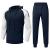 Men's Tracksuits,2 Piece Athletic Hoodie Tracksuit Set Activewear Full Zip Tracksuit Sports Set for Men Sweatsuit