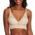 Pure Comfort Lace Bralette, Padded Wireless Bra, Convertible Longline Halter Bralette with Soft Foam Cups