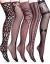 VERO MONTE Women Patterned Fishnets Tights Small Hole Thigh High Sexy Stockings