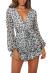 Fixmatti Women Boho Summer Romper Casual Floral Print Off Shoulder Strapless Shorts Jumpsuits