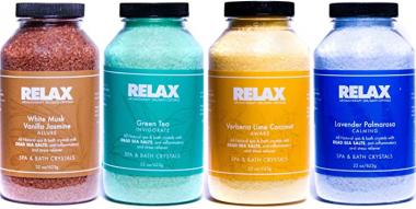 Escape Aromatherapy Bath Crystals -Pack of 4, 22 Oz- All Natural Dead Sea Salts - Aroma Therapy for Hottub, Spa & Whirlpool