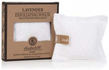 Lavender Exfoliating Bath and Shower Pouch with Salts